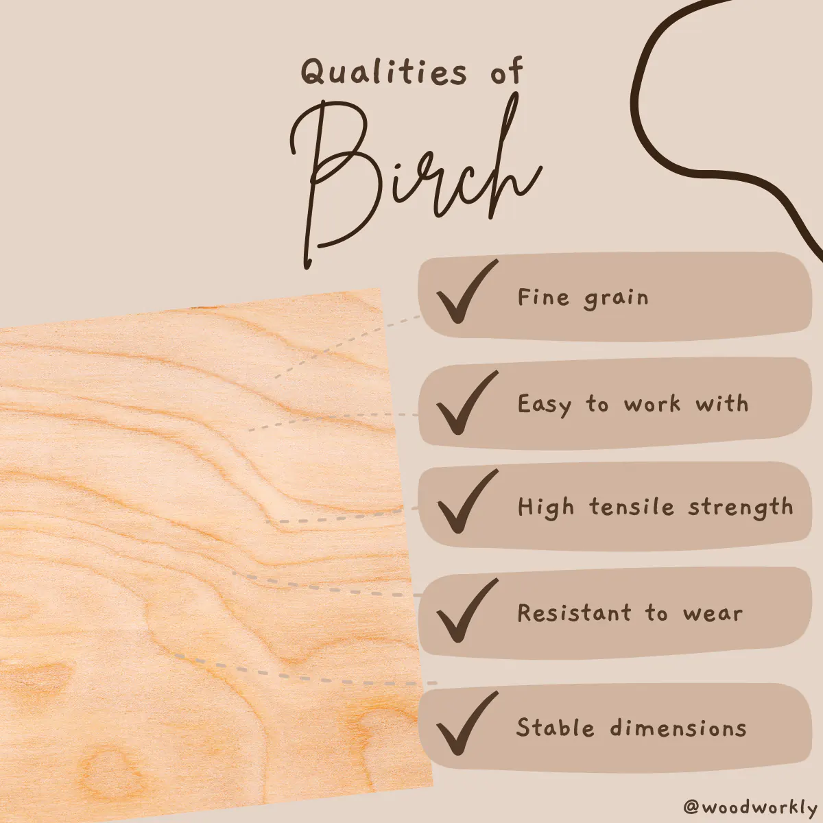 Qualities of Birch wood important when making a bed frame