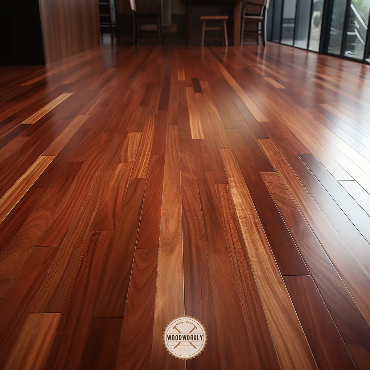 Sapele wood floor