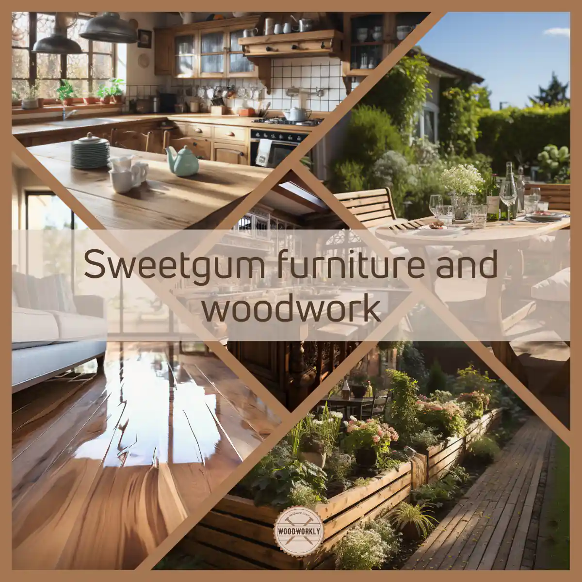 Sweetgum furniture and woodwork