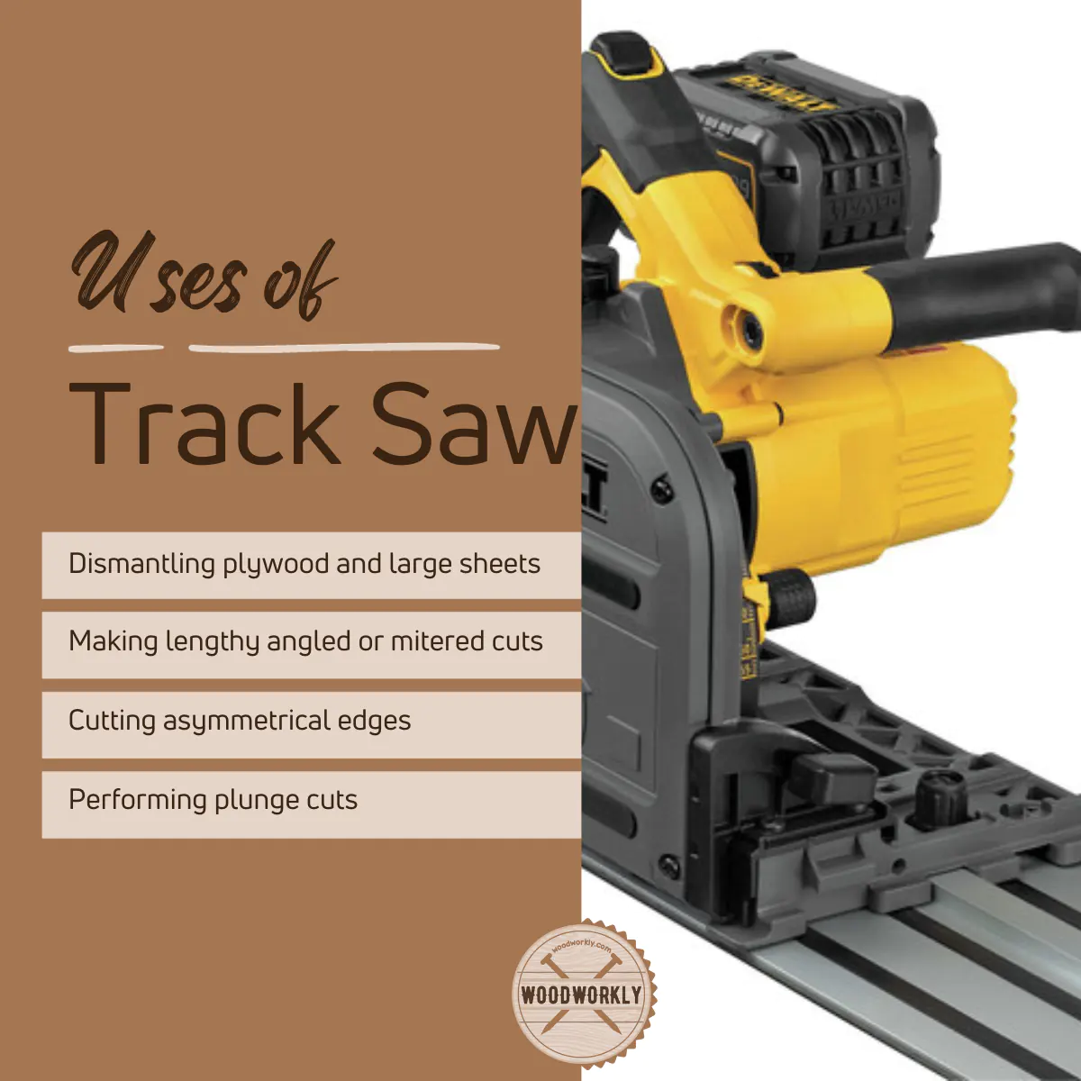 Uses of Track Saw