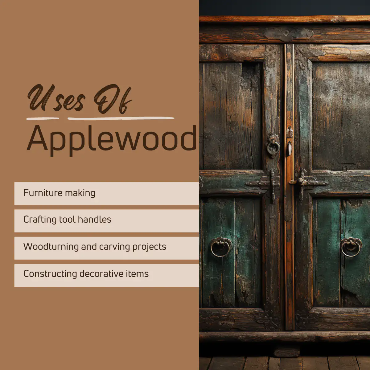 Uses of apple wood