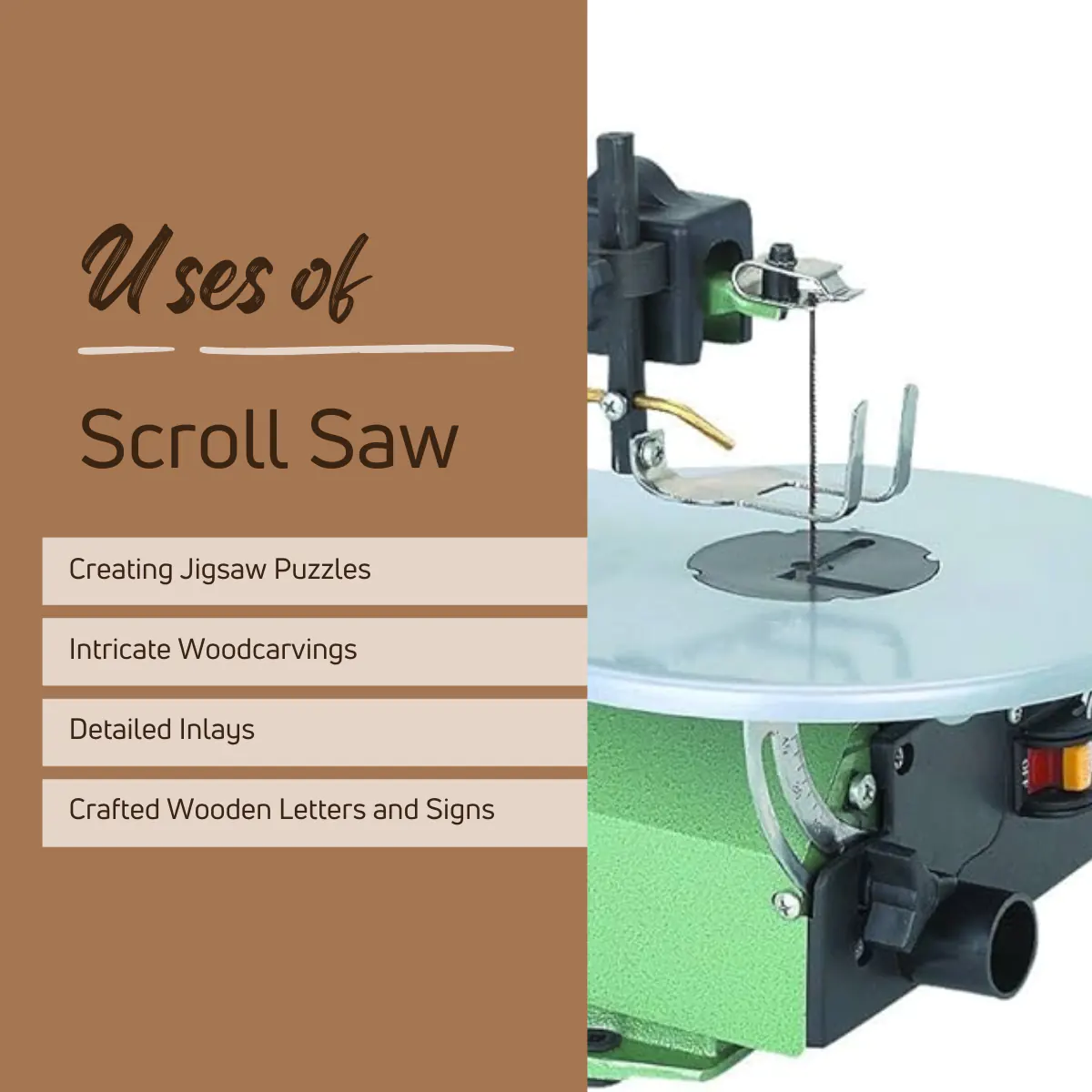 Uses of scroll saw