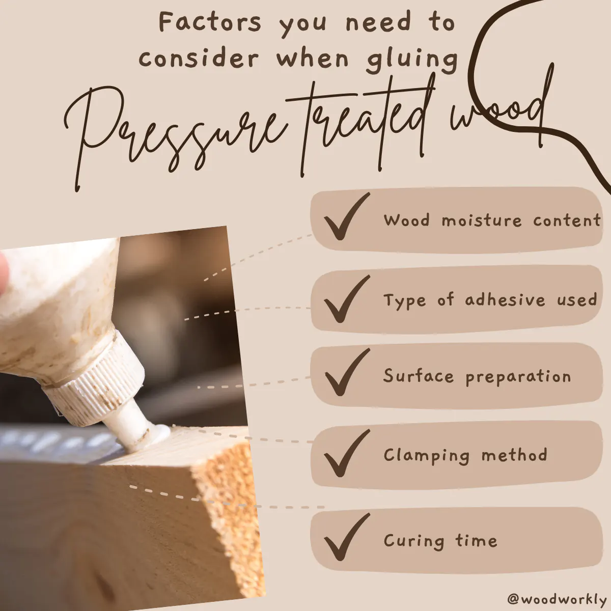 Factors you need to consider when gluing pressure treated wood