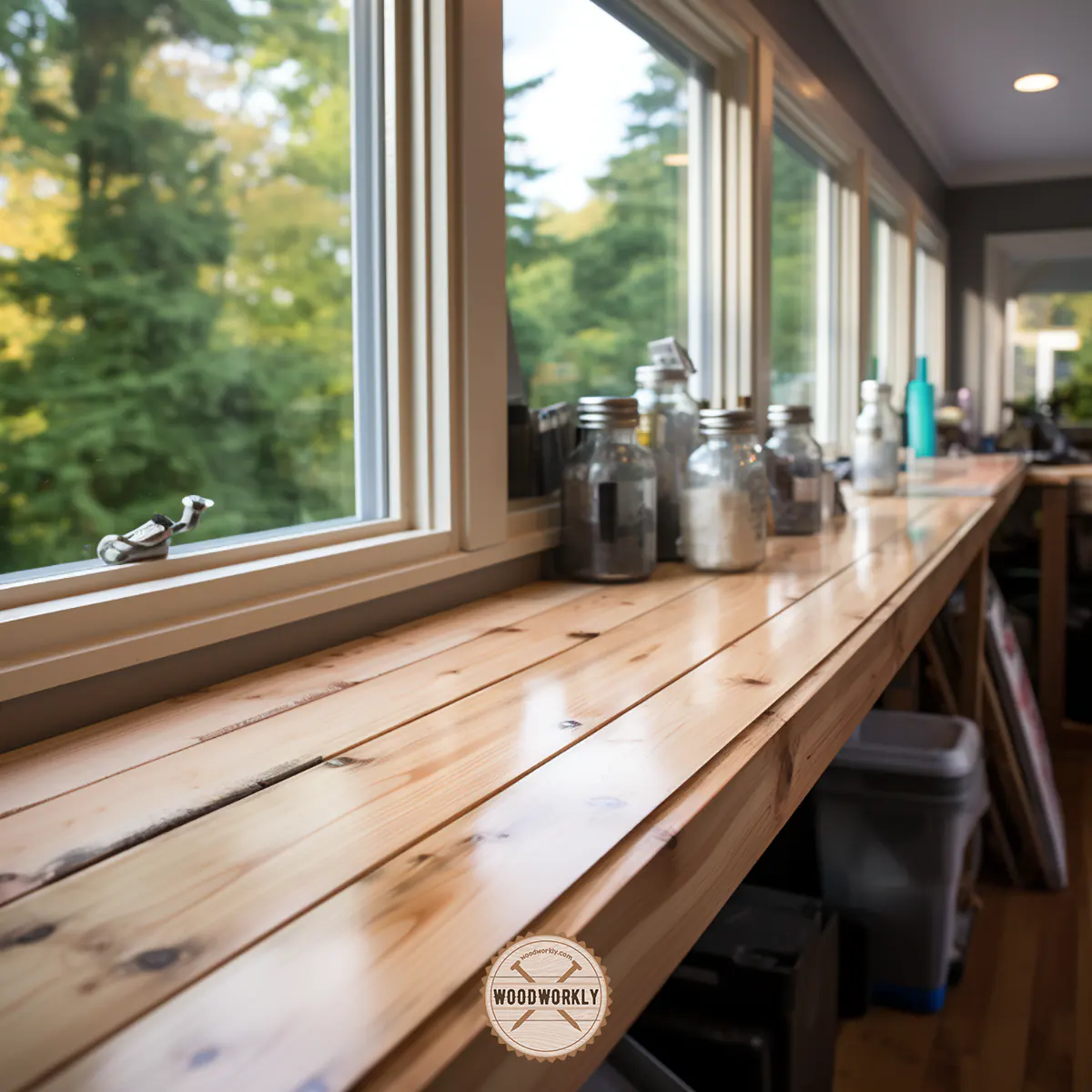 Knotty pine for window sill replacement