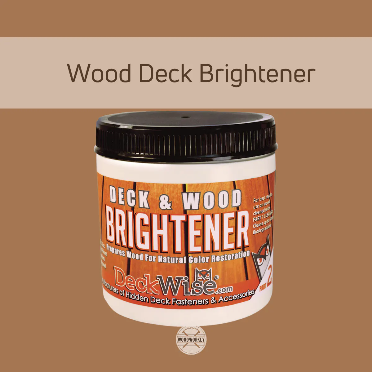 Wood Deck Brightener