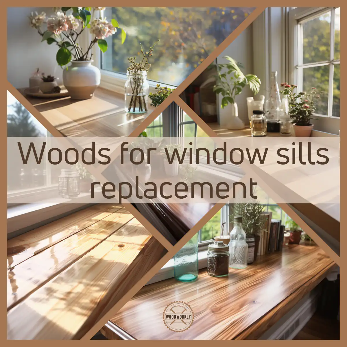Woods for window sills replacement