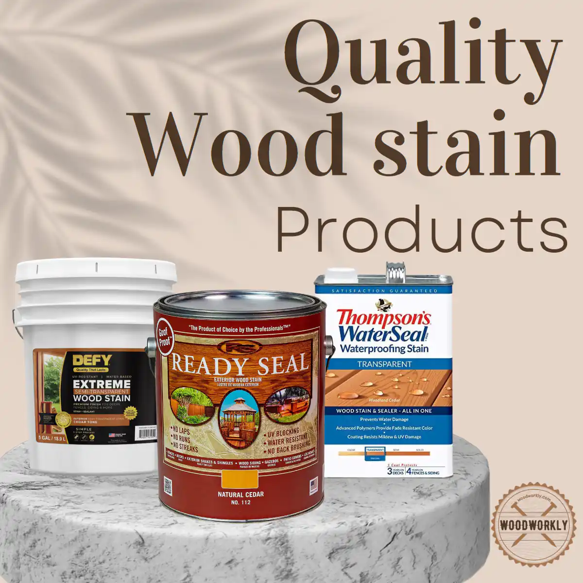 quality wood stain products