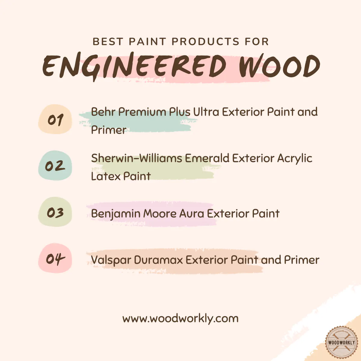 Best Paint products for engineered wood