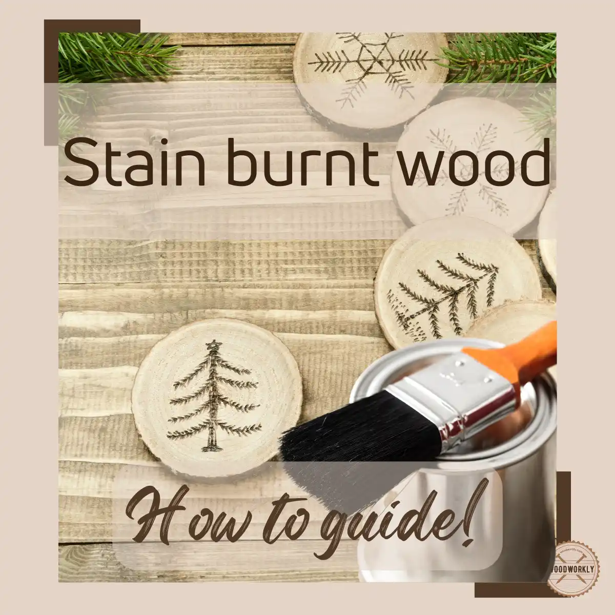Can You Stain Over Wood Burning