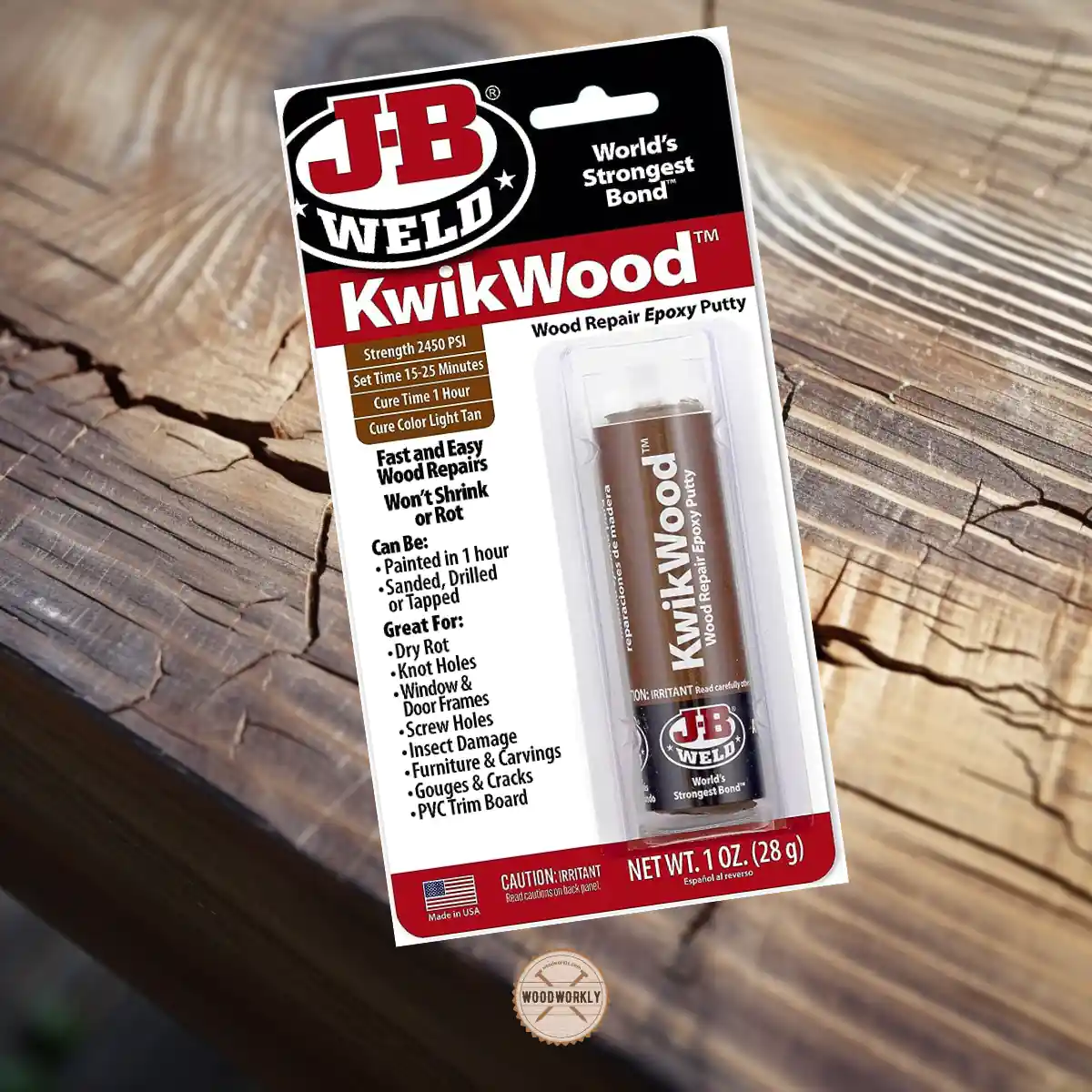 J-B Weld KwikWood Wood Repair