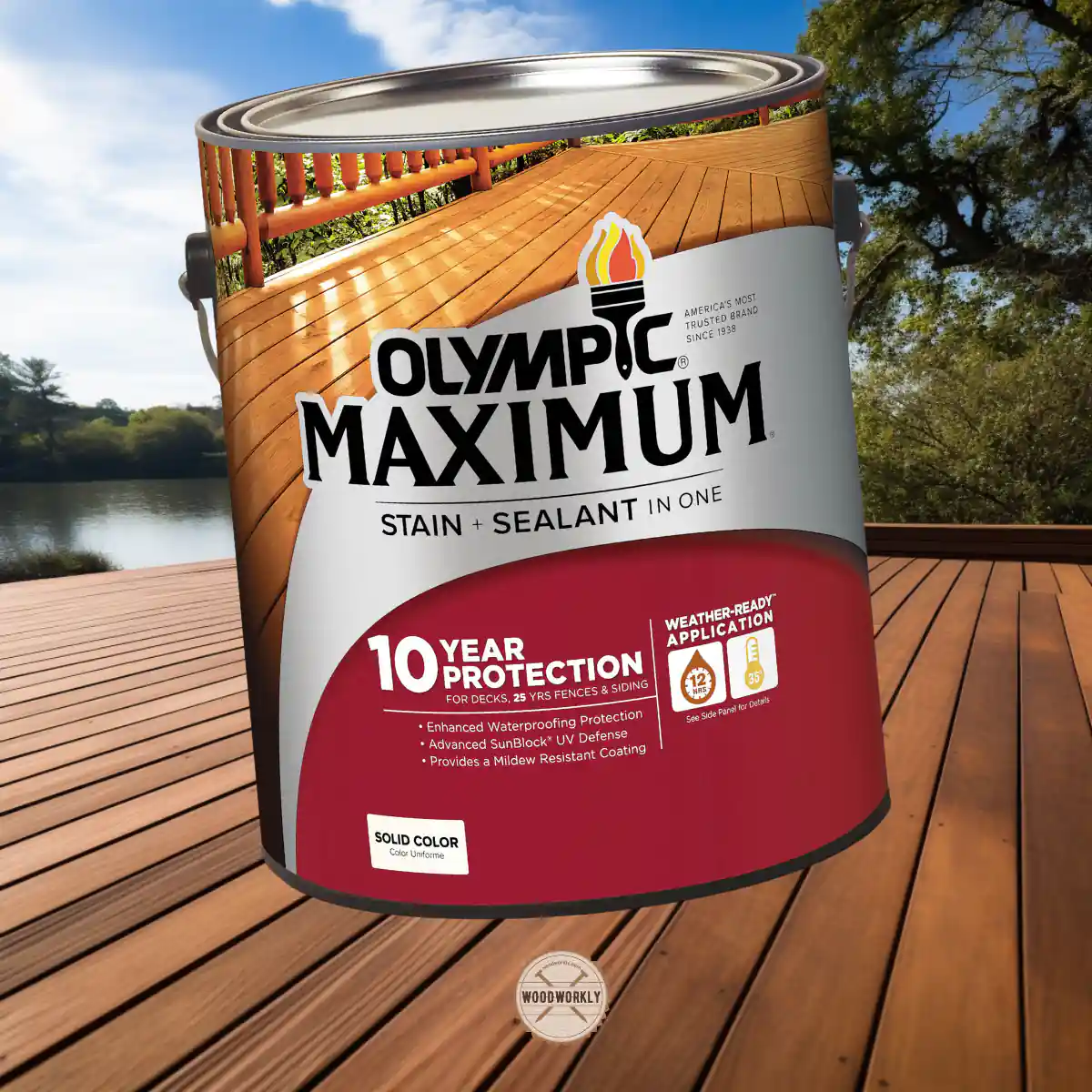 Olympic Maximum Wood Stain And Sealer