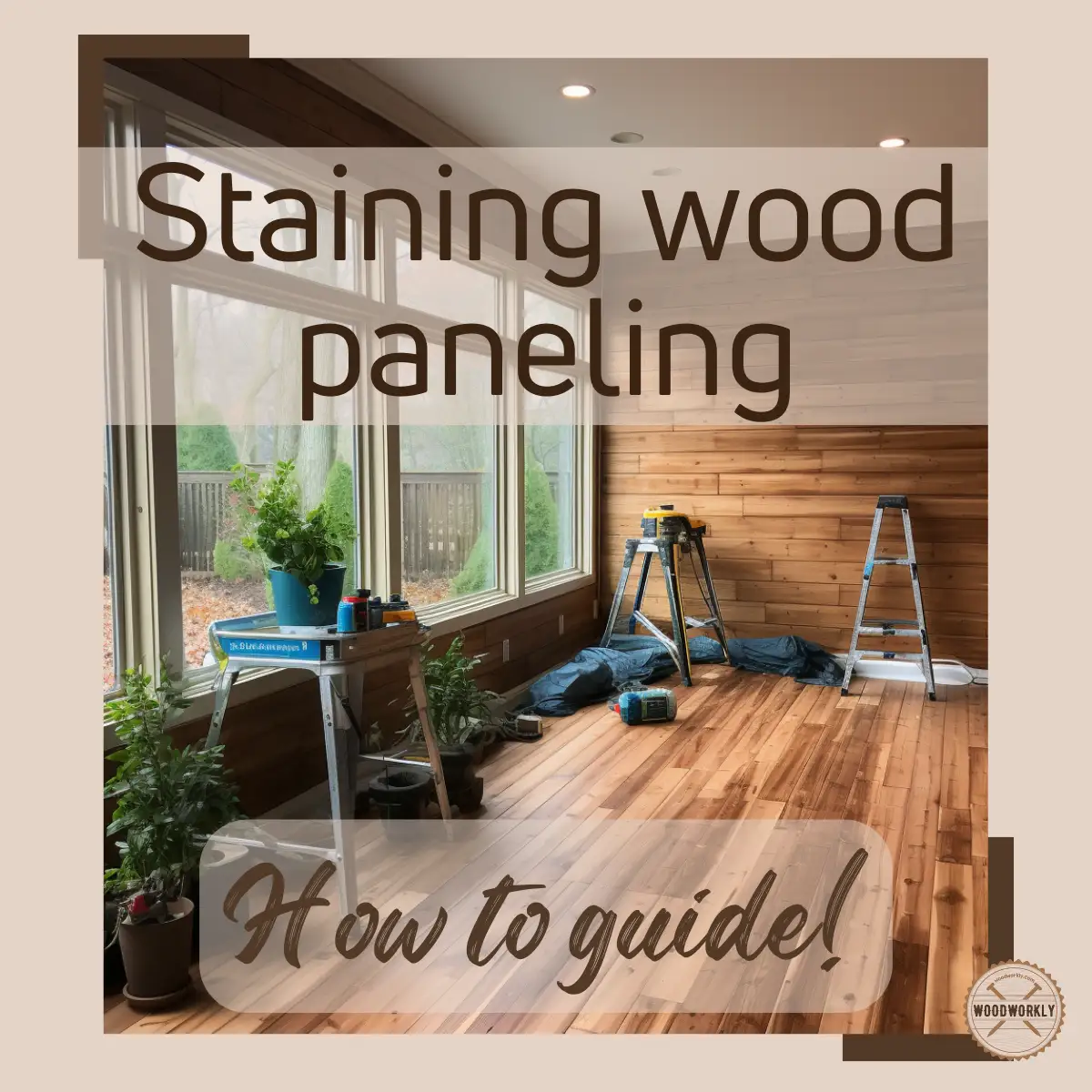 Staining Wood Panelling
