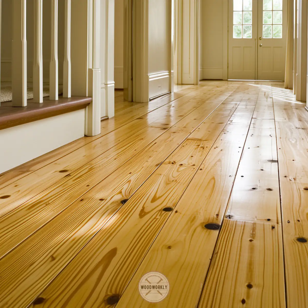 Pine flooring