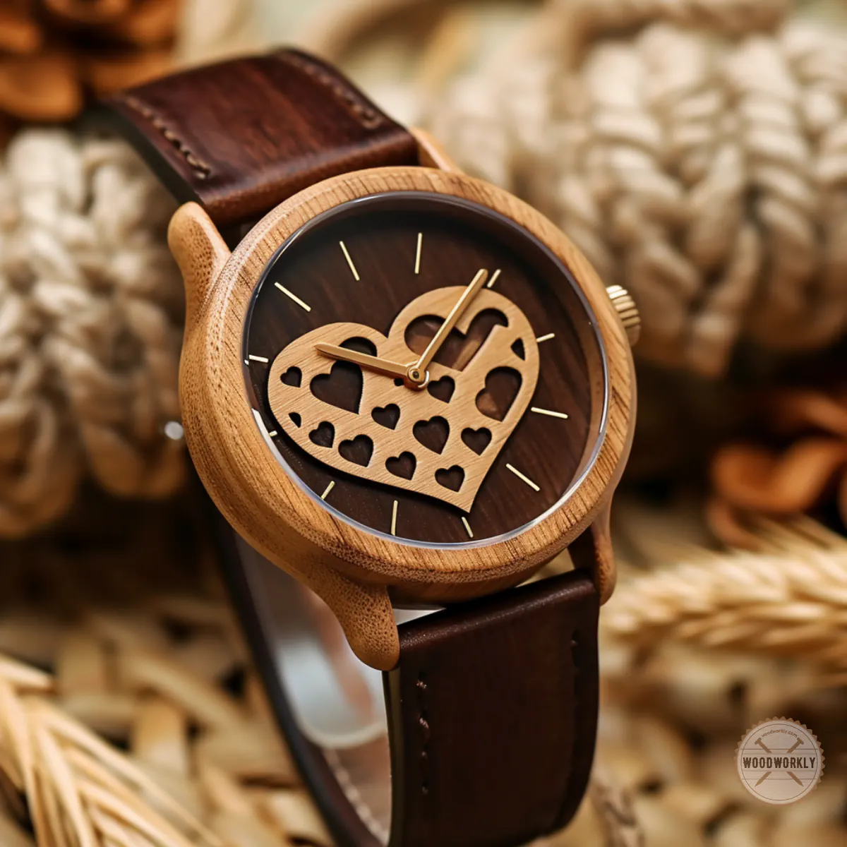 Personalized wooden watch