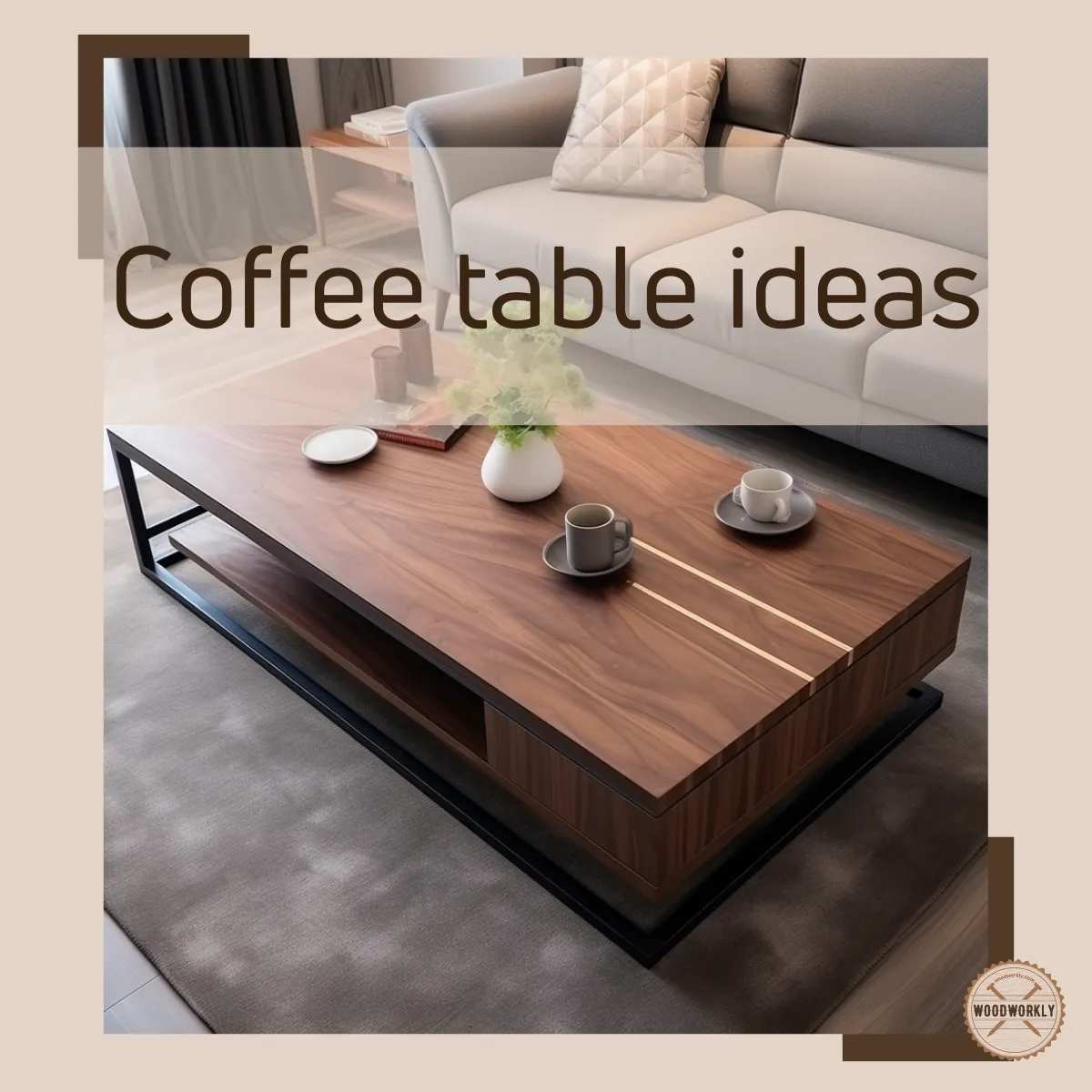 wooden coffee table ideas