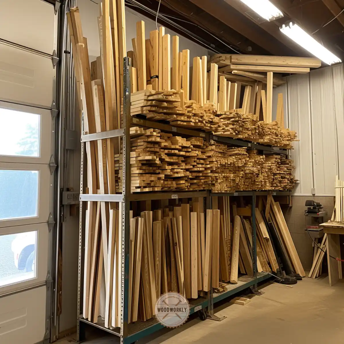 Vertical Lumber Storage