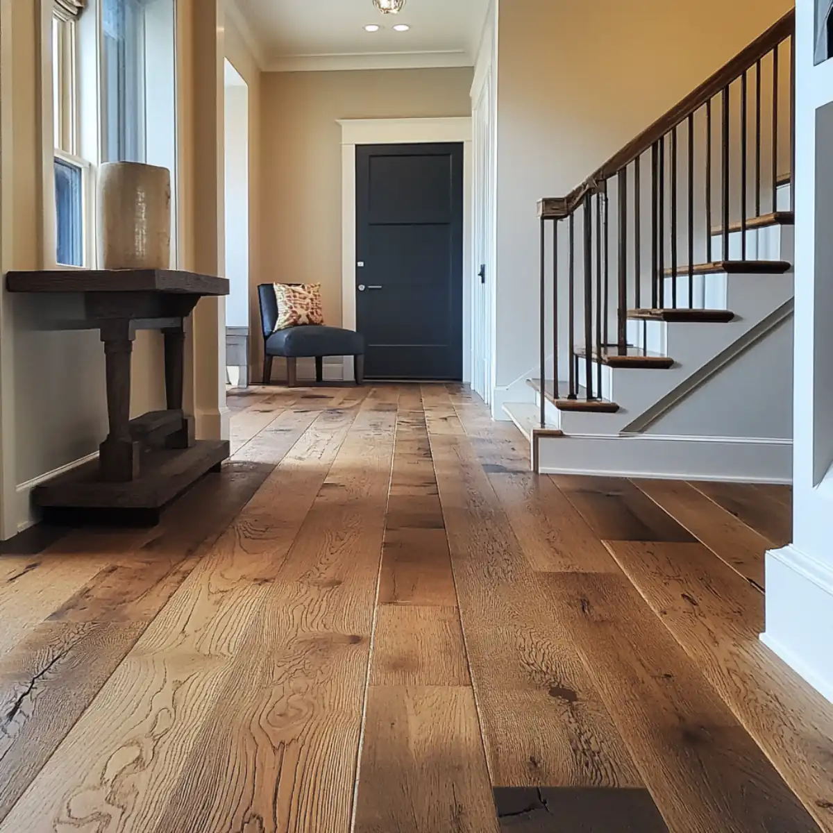 Mixed Width Plank Flooring