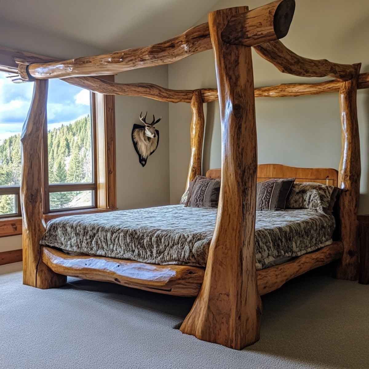 10 Rustic DIY Wooden Bed Frame Ideas For A Cozy Handmade Touch 10 Rustic DIY Wooden Bed Frame Ideas For A Cozy Handmade Touch