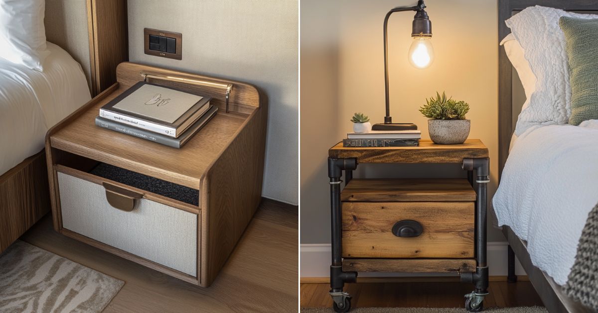 10 Budget-Friendly DIY Wooden Nightstand Ideas You Can Build
