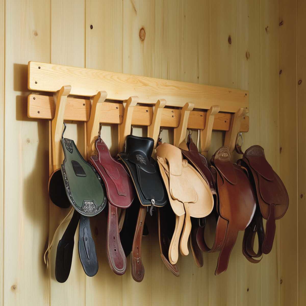 Corner Saddle Rack