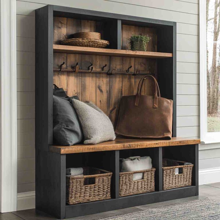 Entryway Cubby With Hooksnull