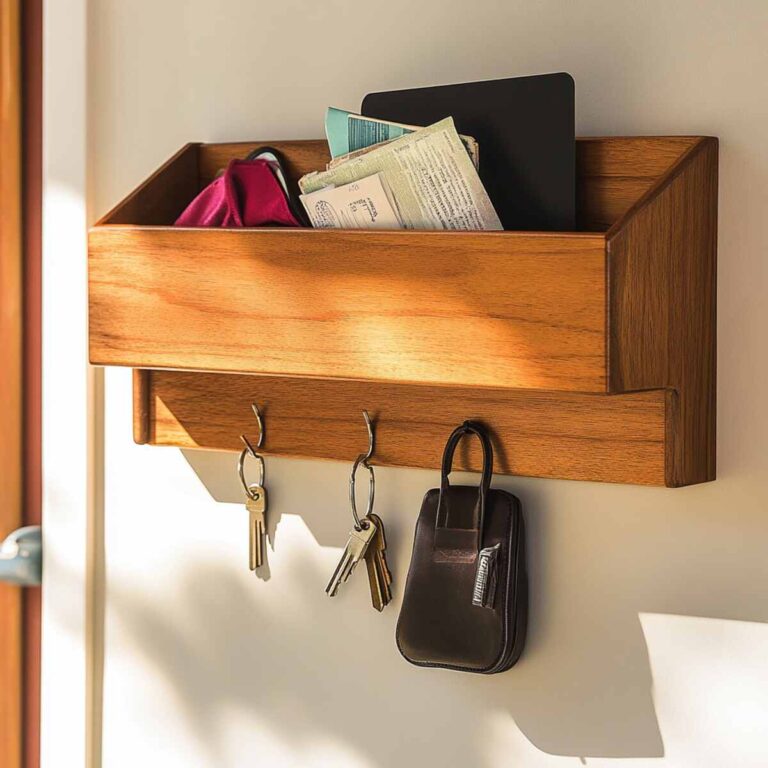 11 EASY DIY Wooden Mail Organizer Ideas to Try