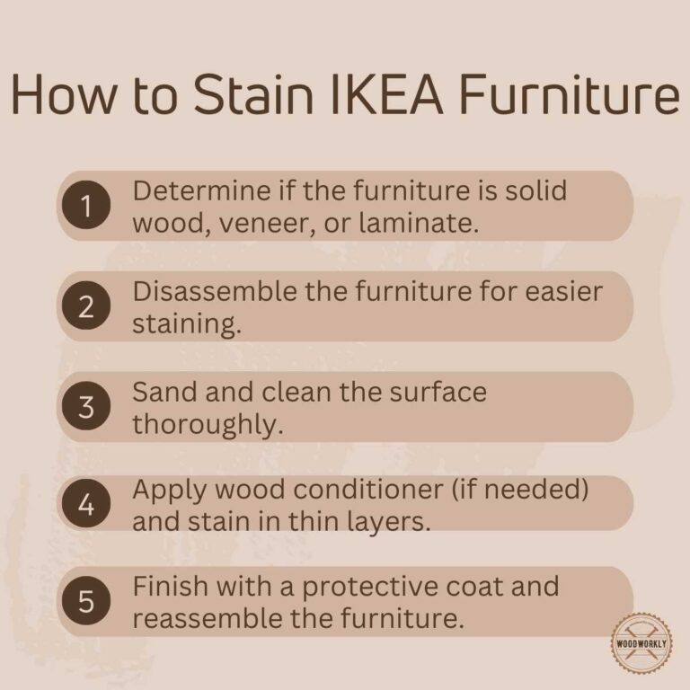 How to Stain IKEA Furniture Without Making Common Mistakes