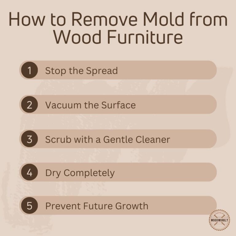 How to Remove Mold from Wood Furniture in 5 Simple Steps